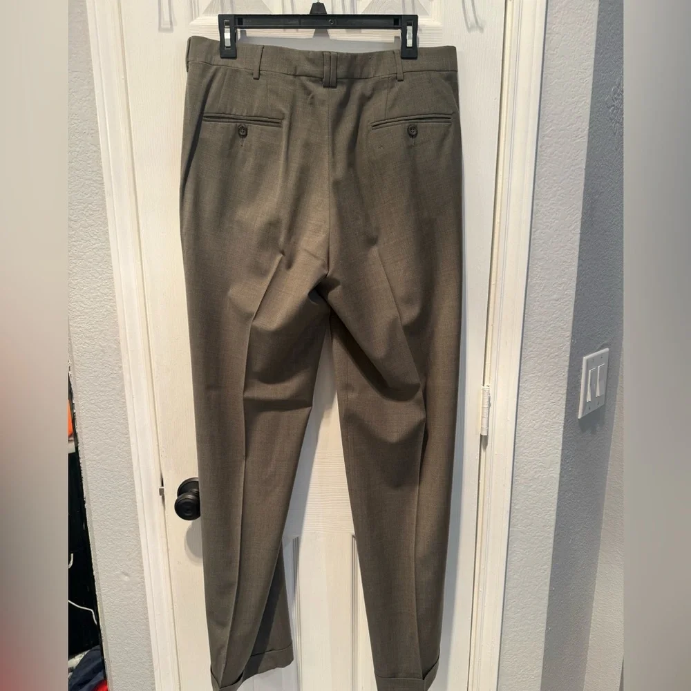 💛👉Dockers Premium Dress Pants 34x34 | Green Tailored Fit Slacks
